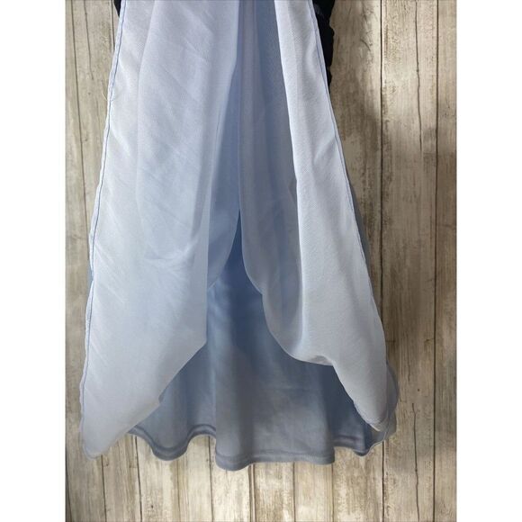 Hailey Logan By Adrianna Papell Chiffon Cut Out Cocktail Evening Dress Size 3/4 - Picture 7 of 12